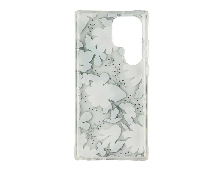 Left. Rifle Paper - Rifle Paper Co. Protective Case 10 FT Drop Protection Floral/Willow Case For Samsung Galaxy S23 Ultra - Floral/Willow.