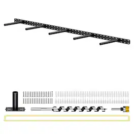 JETRANSPORT - 1 Pack Large Shelf Brackets Long Floating Bracket Invisible Hardware Heavy Duty Mantel Brackets(43"x6"x1.5" - 56"X6"X1.5"