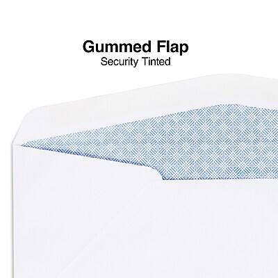Gummed Flap  
Security Tinted