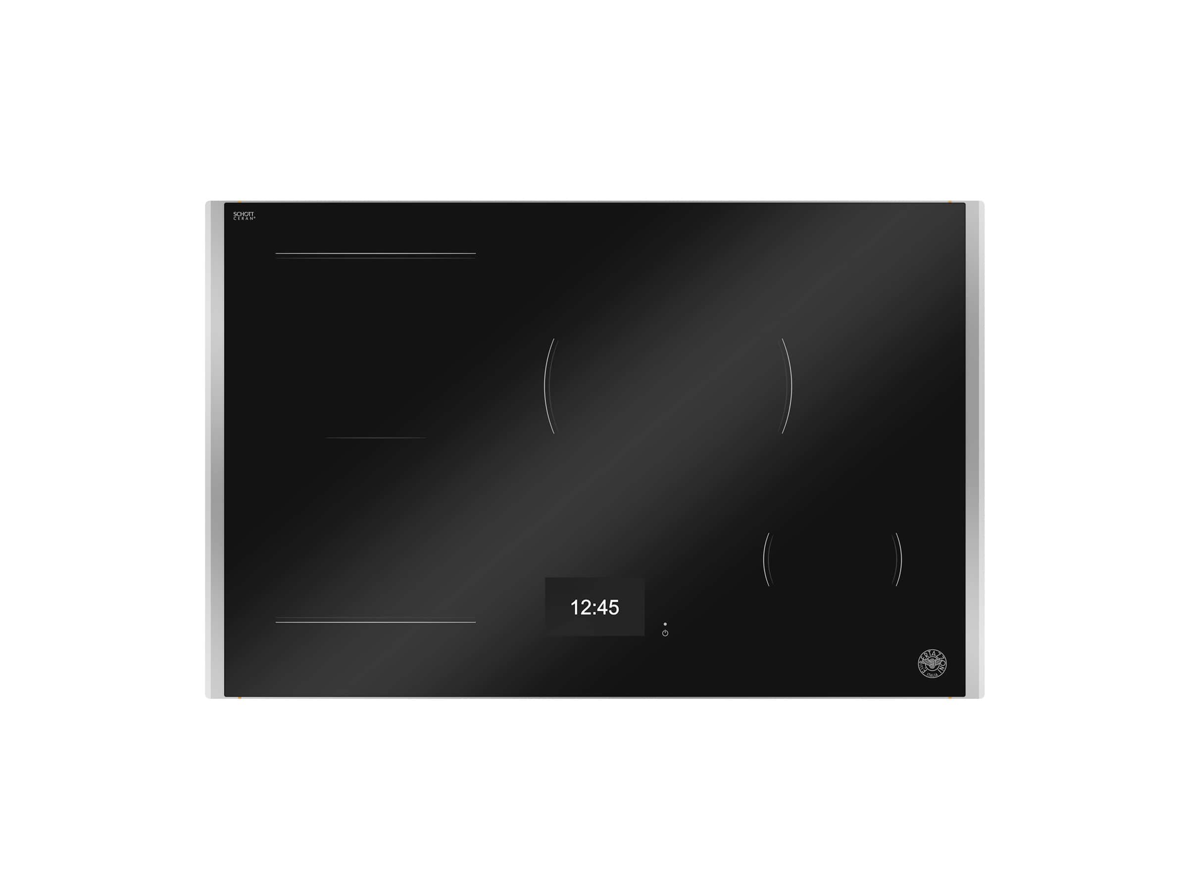"30"" Bertazzoni Induction Cooktop - Black with Stainless Steel Metal Frame - Black Glass/Stainless Steel" price history on PriceWatchPro