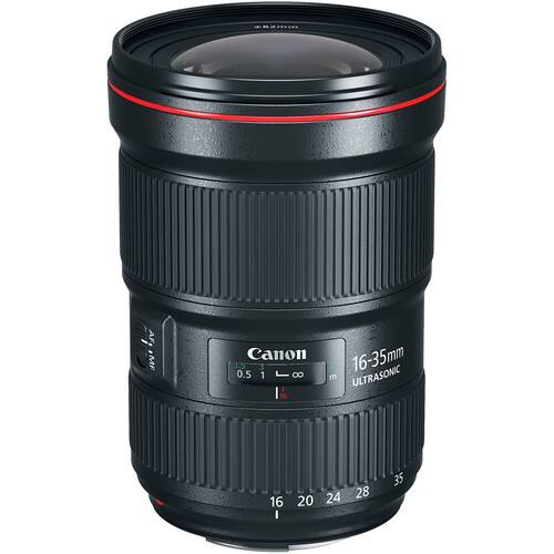 AF, MF  
Canon  
15 3 0.5 1  
8 I I1 16  
16-35mm  
ULTRASONIC  
16 I 20 24 28 35