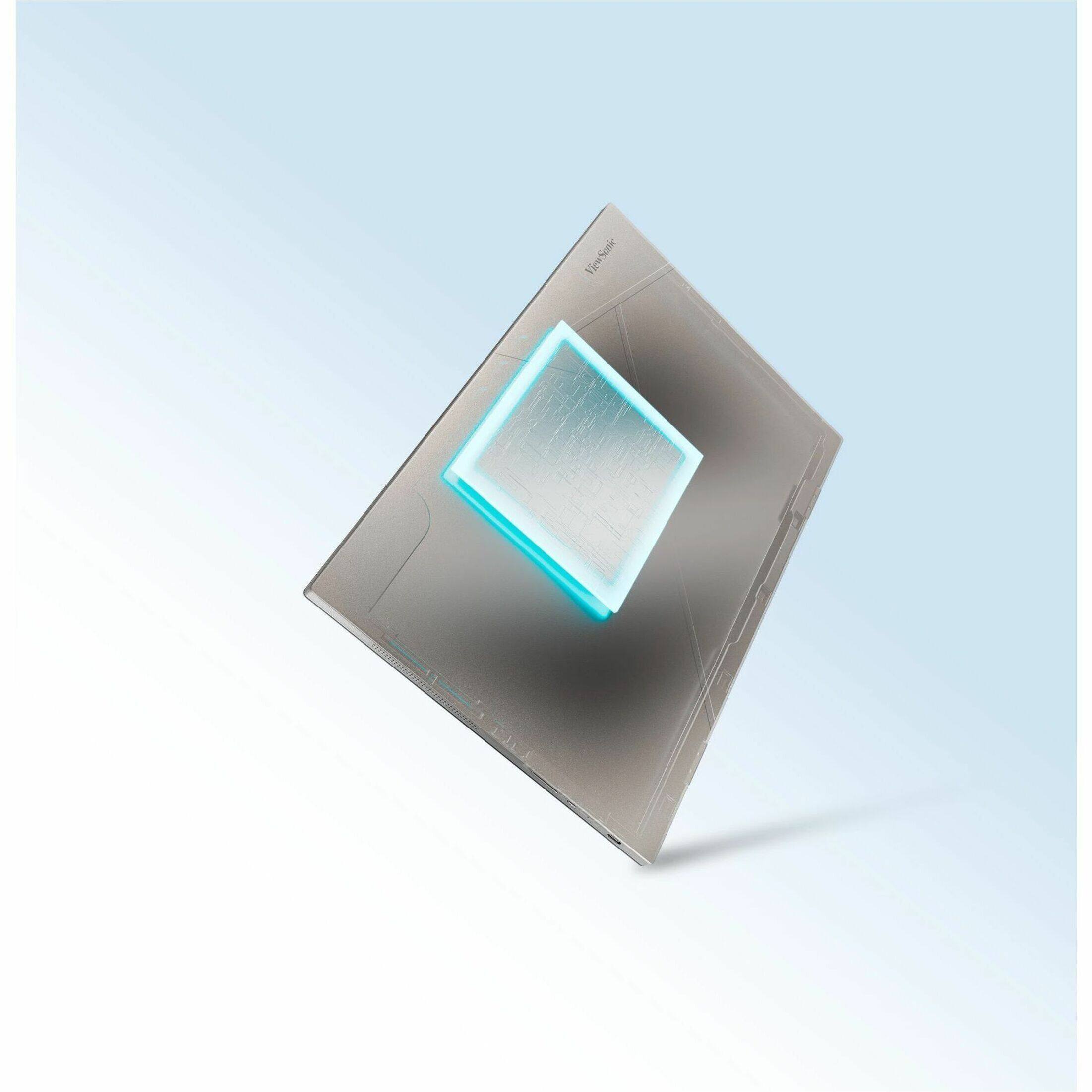 Alt View 26. ViewSonic - VG1656N 16" IPS LCD 1200P Wireless Portable Monitor (USB-C) - Black.