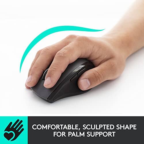 COMFORTABLE, SCULPTED SHAPE FOR PALM SUPPORT