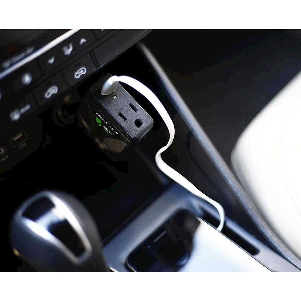 Back. Nature Power - 100 Watt Power Inverter - Black.