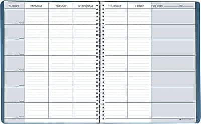 House of Doolittle - Teacher Planner, 8-1/2 x 11" Weekly Planner - Blue