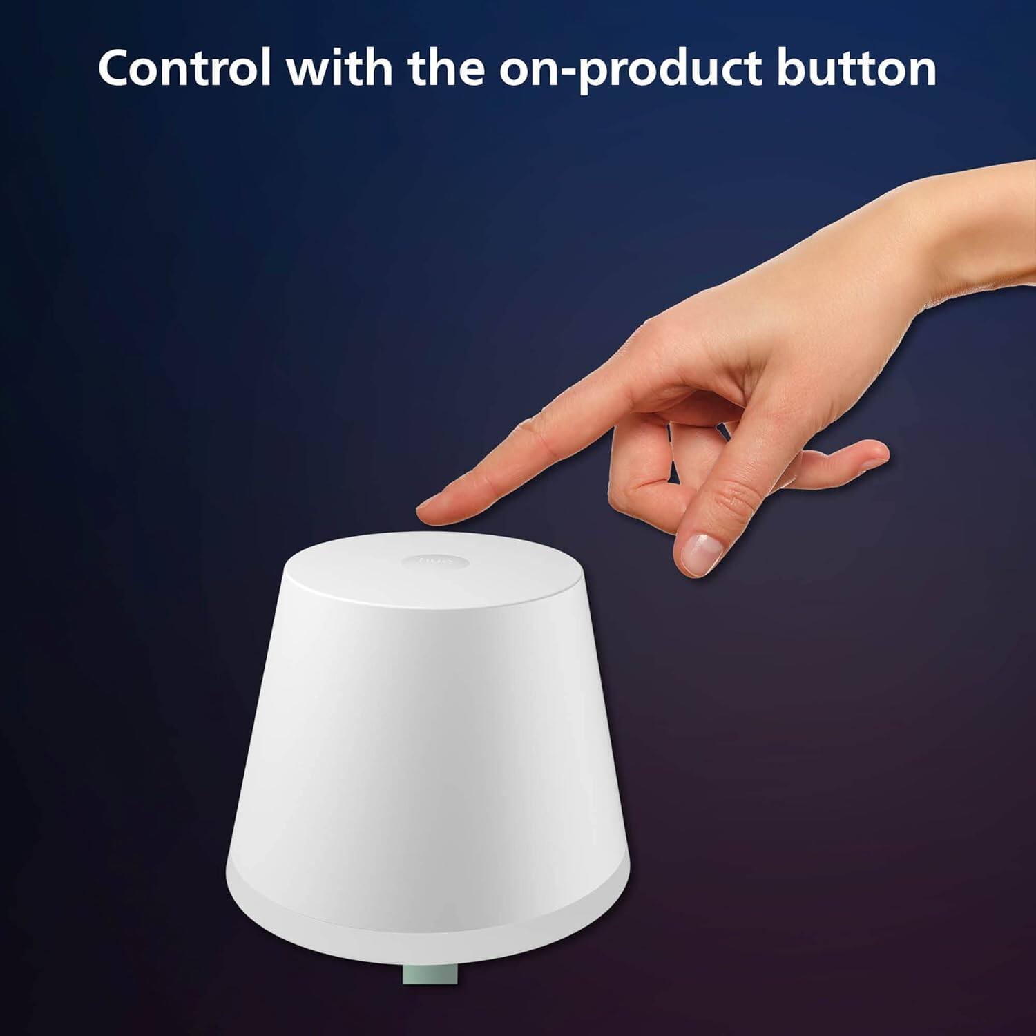Control with the on-product button