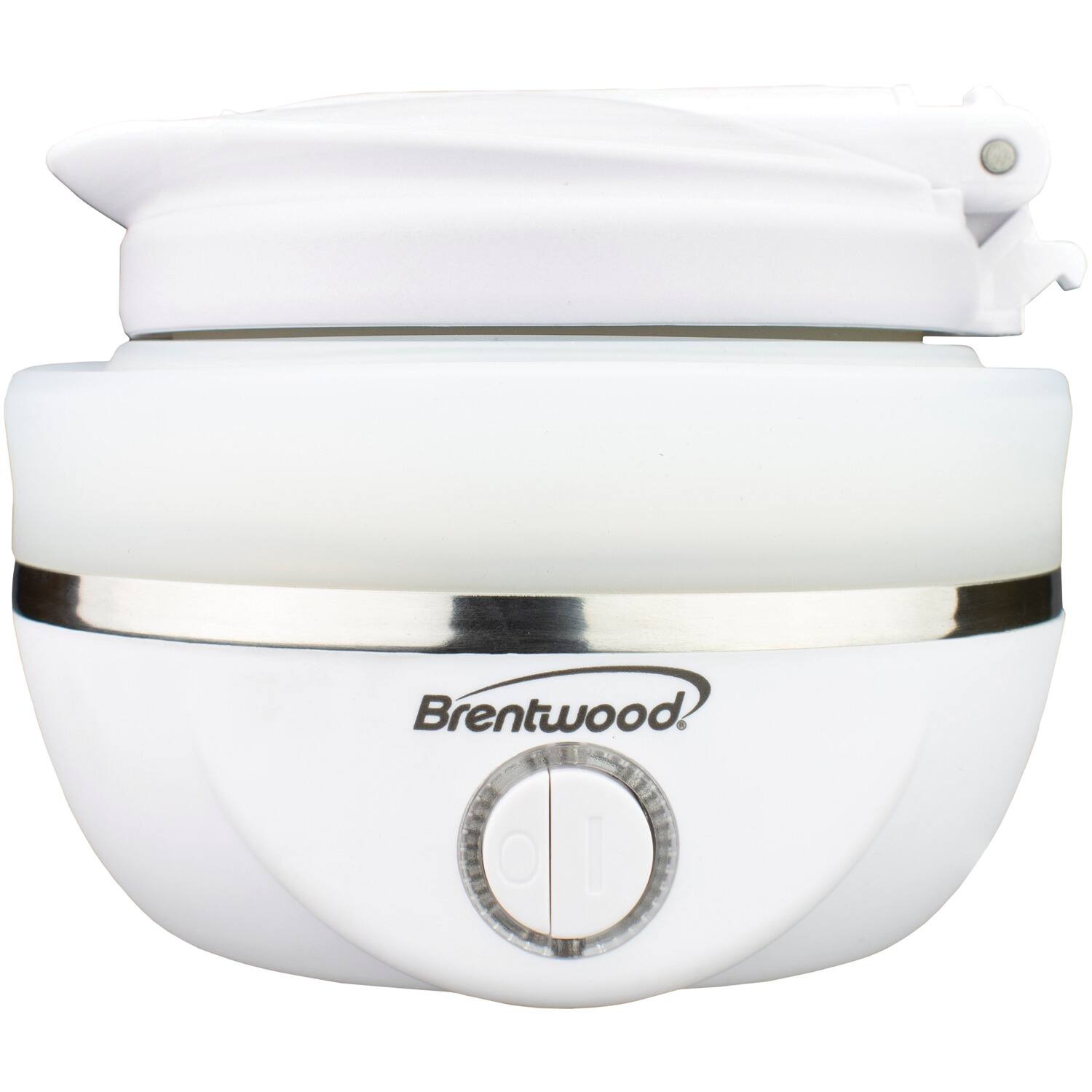 Alt View 3. Brentwood - Brentwood Kt-1508w .85-quart Dual-voltage Collapsible Travel Kettle (white) - white.
