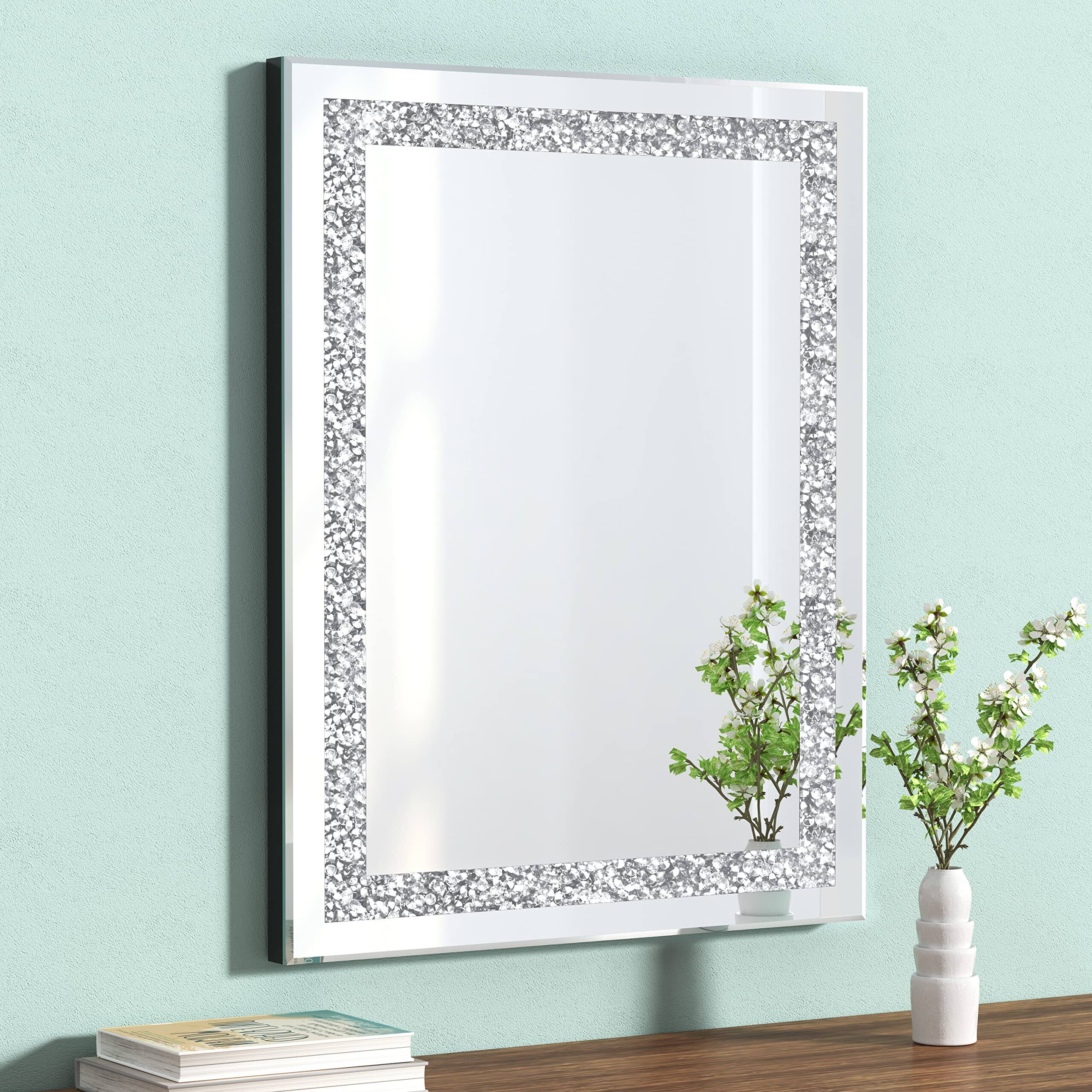 Dazzling Pops Crystal Crush Mirror 46 Mirror Gorgeous Wall Rectangle ...