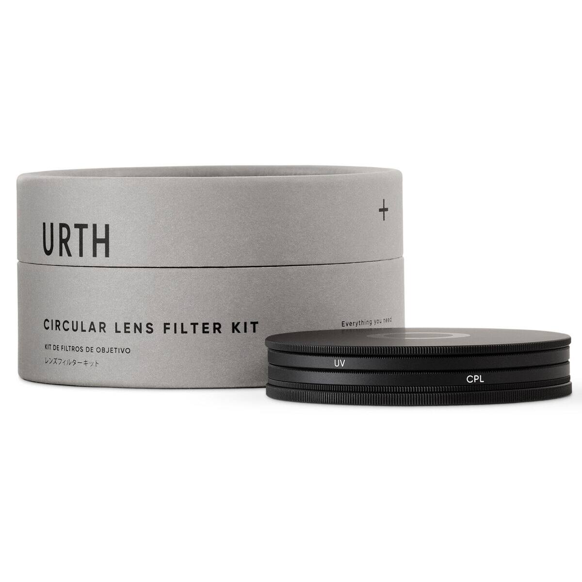 URTH + CIRCULAR LENS FILTER KIT CIT DE FILTROS DE OBJETIVO  
Everything you need UV CPL