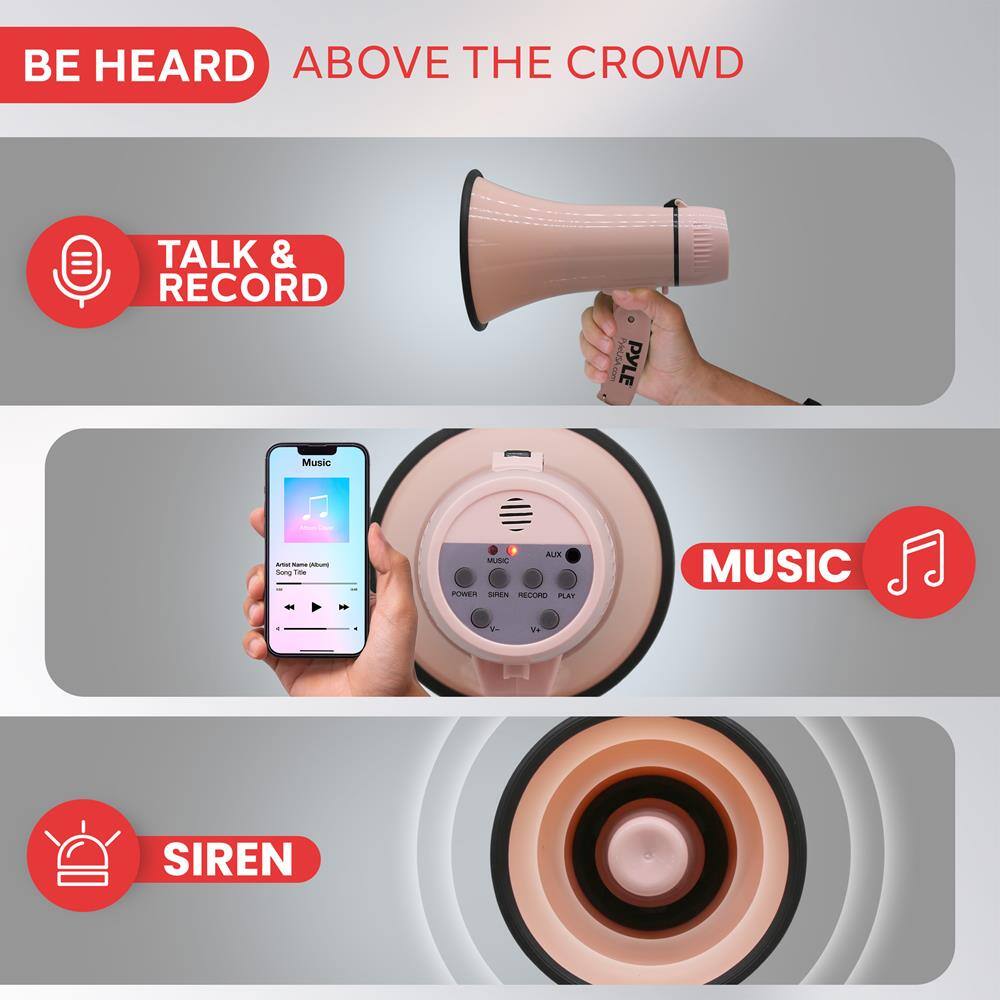 BE HEARD ABOVE THE CROWD

TALK & RECORD

MUSIC

SIREN