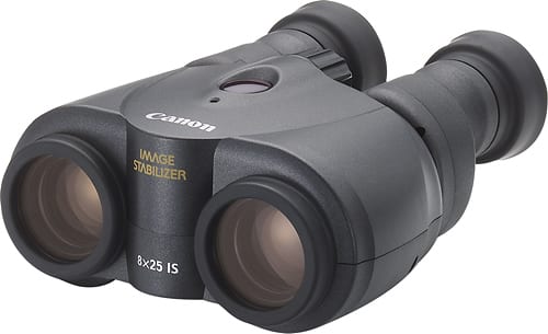 Best Buy: Canon 8 x 25 IS Image Stabilized Binoculars Black 7562A002