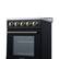 Alt View 7. Forno Appliances - Pallerano 2.05 Cu. Ft. Freestanding Electric Range with Antique Brass Accessories - Black.