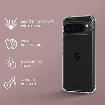 Tech21 EvoClear Phone Case for Pixel 9 Pro XL Clear - Best Buy Tech21 EvoClear Phone Case for Pixel 9 Pro XL Clear - Best Buy