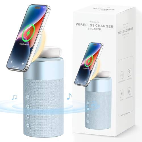 MOODLIGHT WIRELESS CHARGER SPEAKER  
WIRELESS CHARGER  
BATTERY + 14