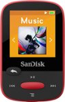 Front Zoom. SanDisk - Clip Sport 4GB* MP3 Player - Red.