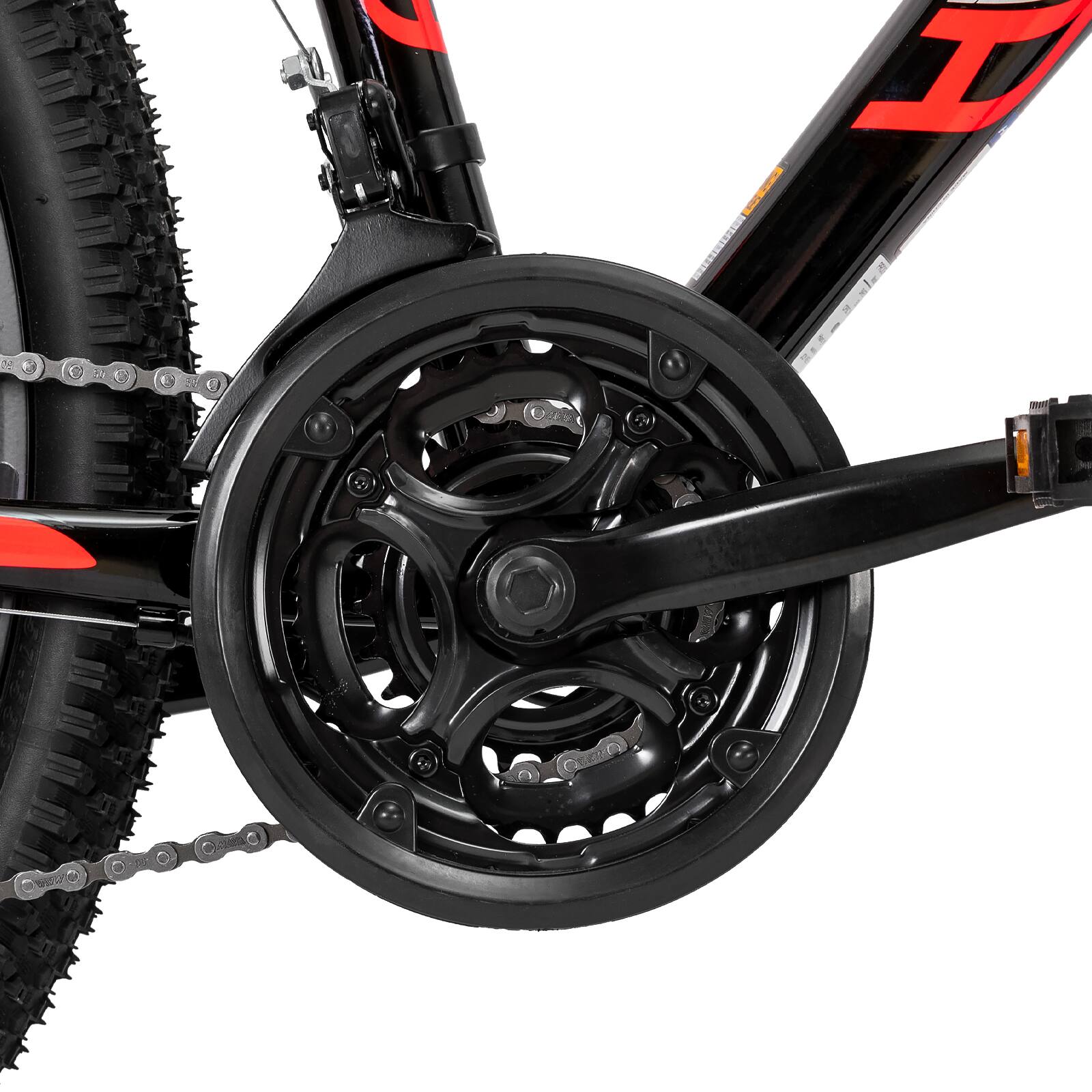 Alt View 8. HILAND - HILAND H200 26" Mountain Bike for Men Women - Multi-Spokes Wheel - Black - Black.