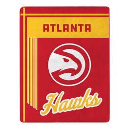 Sweet Home Collection - NBA Atlanta Hawks 46" x 60" Microfiber Plush Throw Blanket - Red