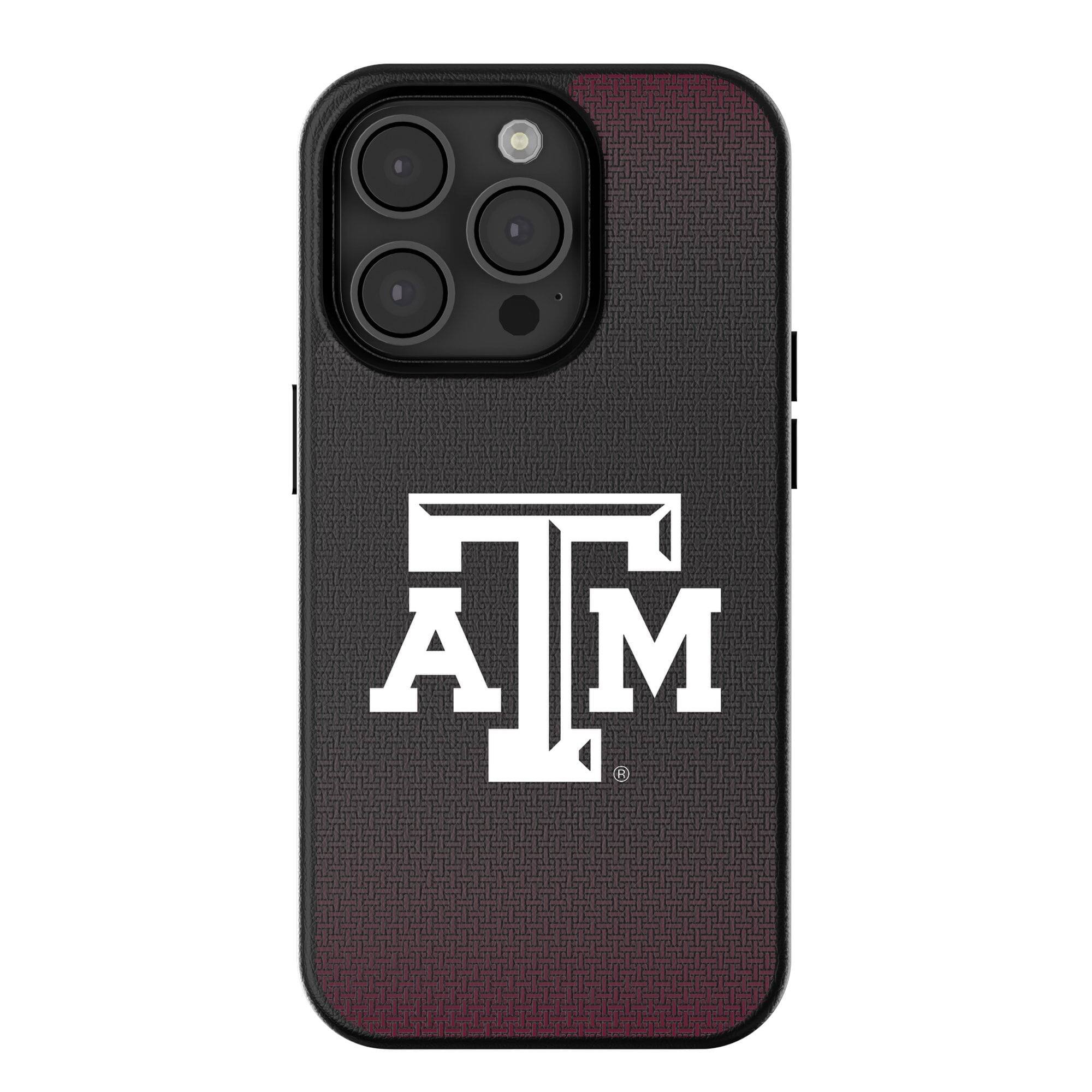 Keyscaper - NCAA - Texas A&M Aggies Linen Logo iPhone Magnetic Bump Case - 15 Pro - Black price history on PriceWatchPro