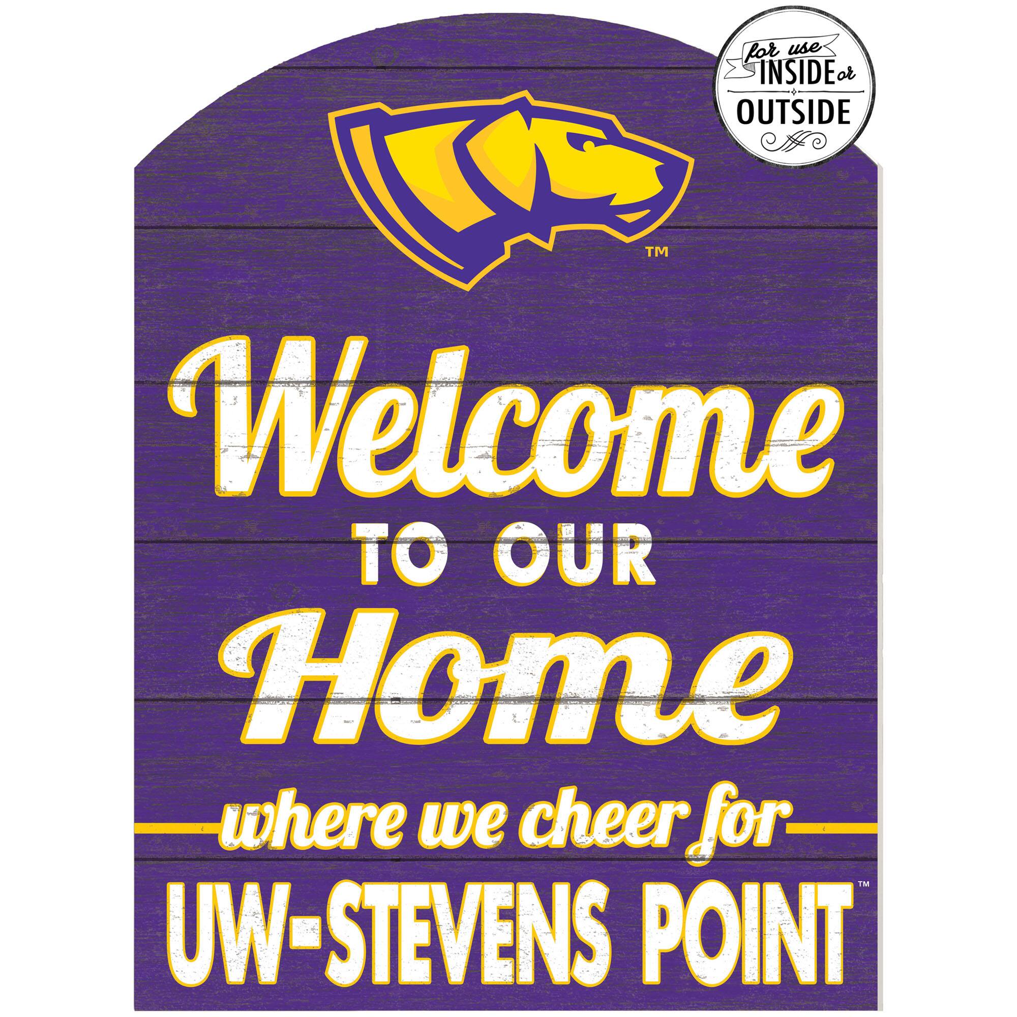 Wisconsin-Stevens Point Pointers 16'' x 22'' Indoor/Outdoor Marquee Sign