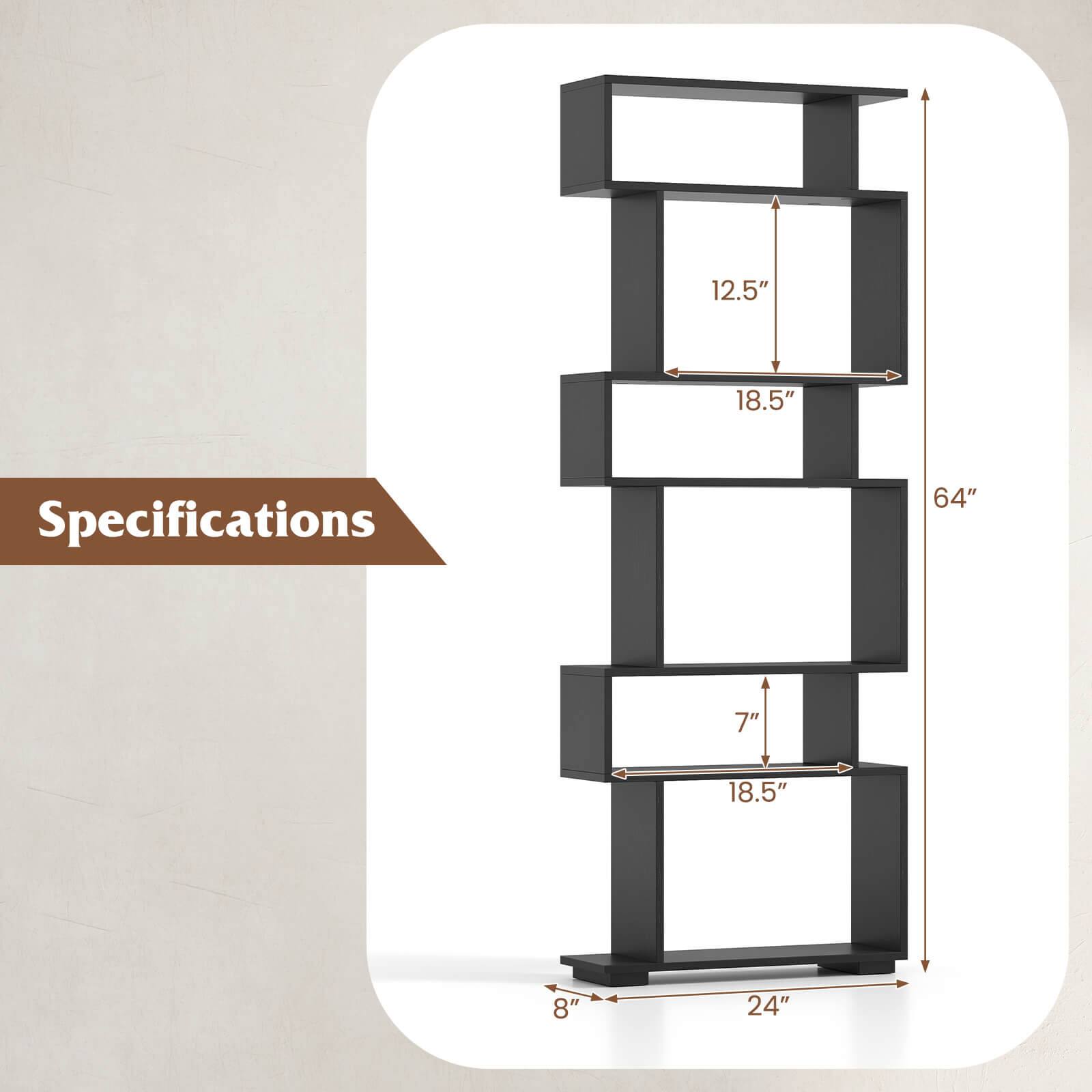 Specifications

- 12.5"
- 18.5"
- 64"
- 7"
- 18.5"
- 8"
- 24"