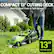 COMPACT 13" CUTTING DECK
Ideal for Small Yards & Tight Spaces
STEELITE 13" CUTTING DECK