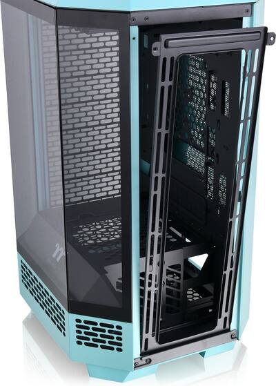 Thermaltake The Tower 300 Micro ATX PC Case Turquoise CA-1Y4 Thermaltake The Tower 300 Micro ATX PC Case Turquoise CA-1Y4