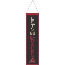 WinCraft - Arizona Diamondbacks 8" x 32" Slogan Wool Banner - Multicolor