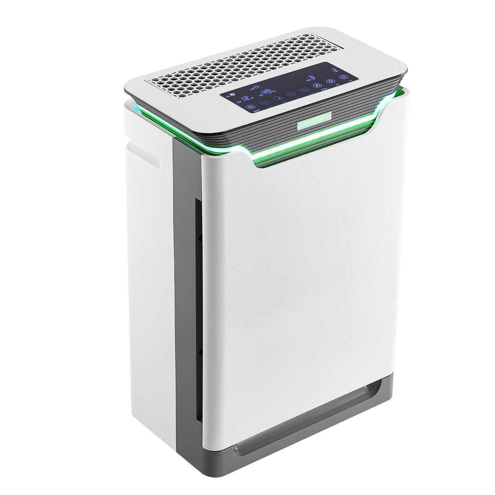 Alt View 9. Glintex - Air Purifier, True HEPA 13 Filter, Quiet 36dB Air Cleaner Covers 2000 ft², Removes 99.97% Dust Smoke Pet Dander Odor.