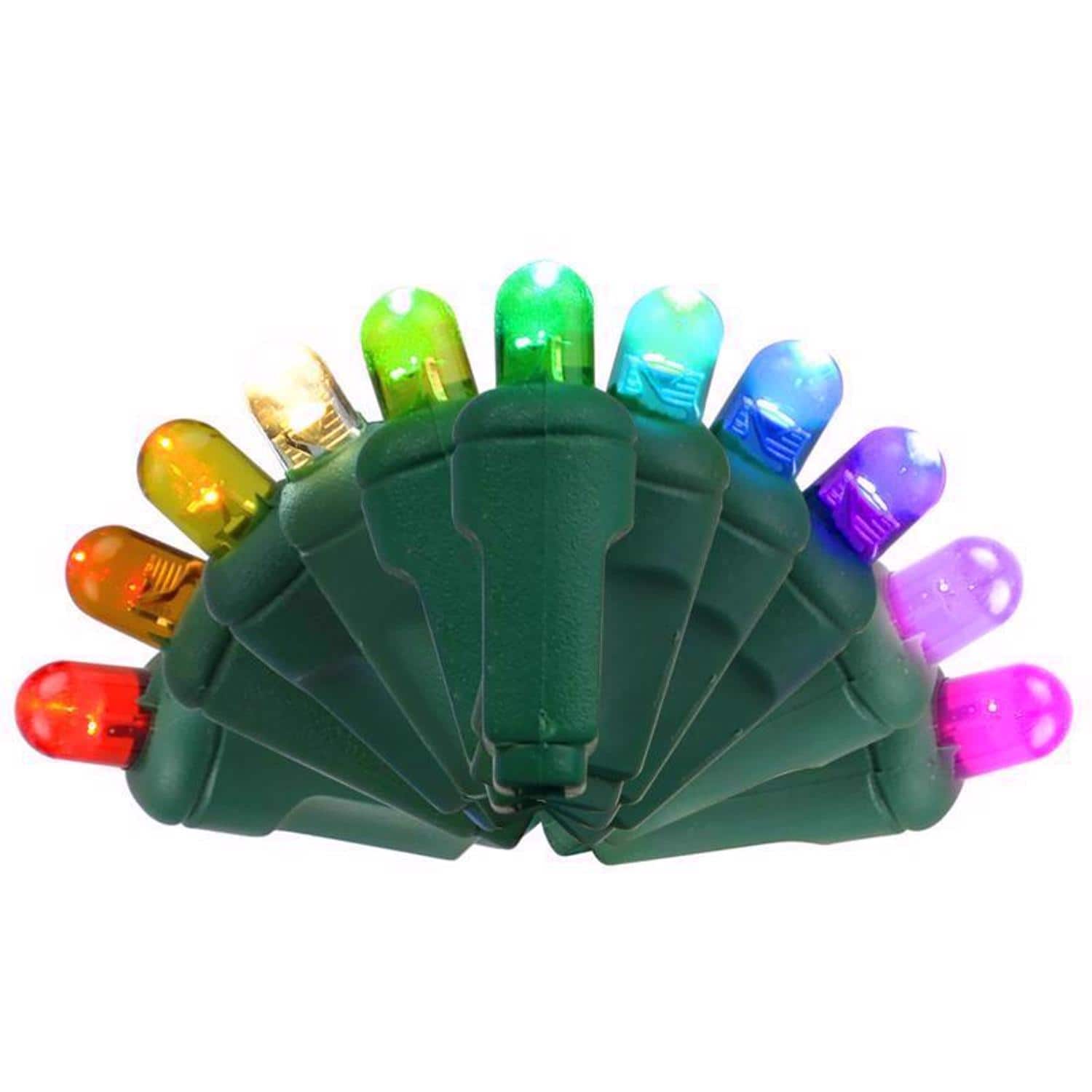 Celebrations - Platinum LED Mini Dot Multicolored 50 ct String Christmas Lights 50 ft.