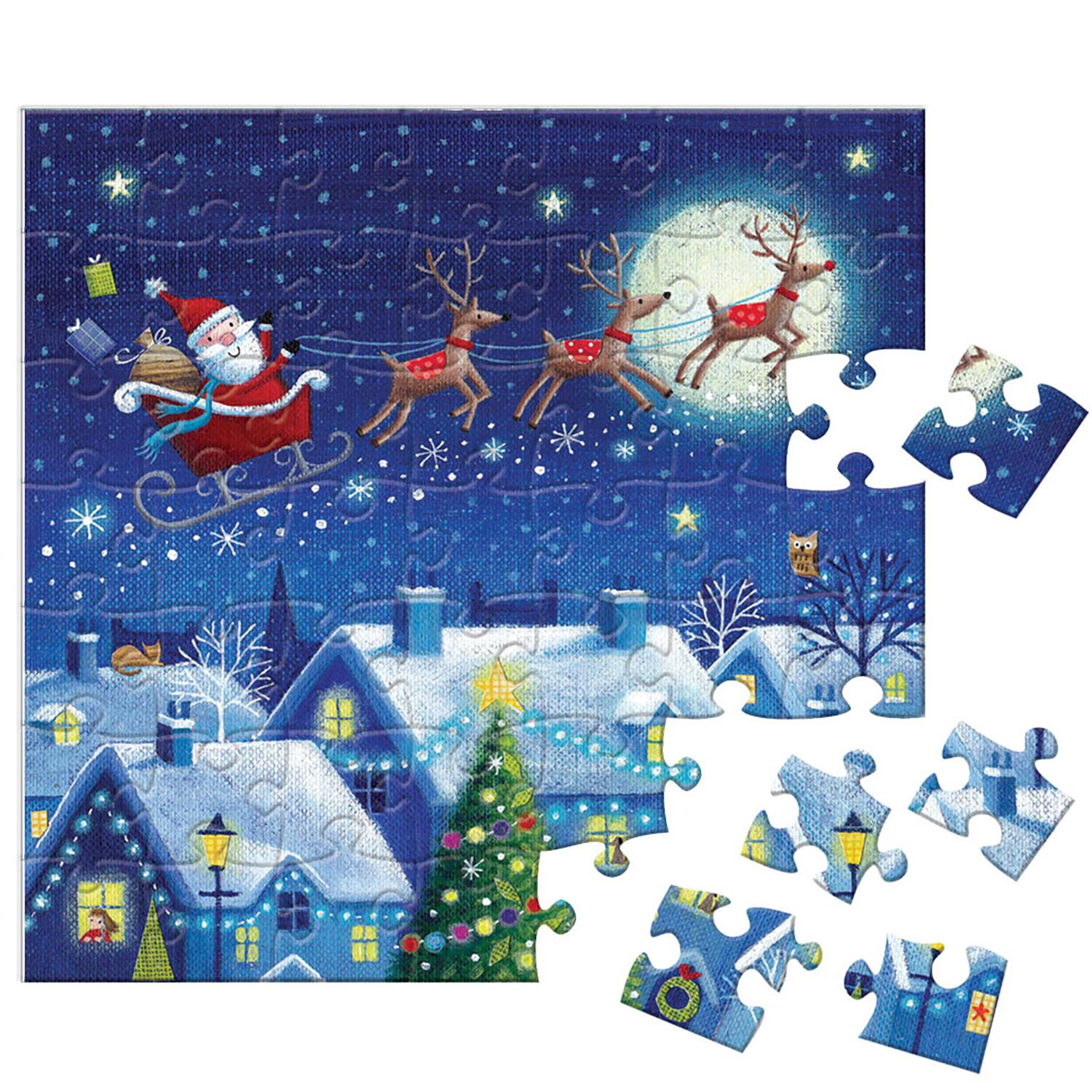 Back. Eurographics - Puzzle Advent Calendar: Christmas Town.
