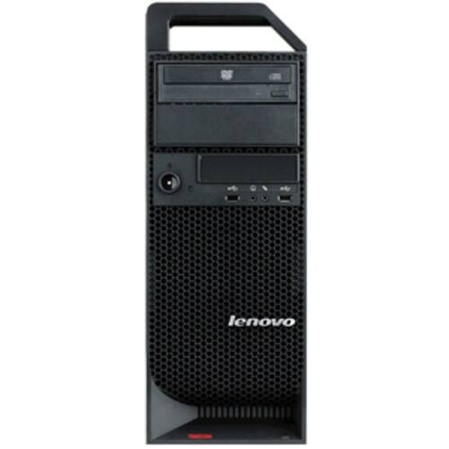 Front Standard. Lenovo - ThinkStation Tower Workstation - 1 x Intel Xeon 2.26 GHz - Raven Black.