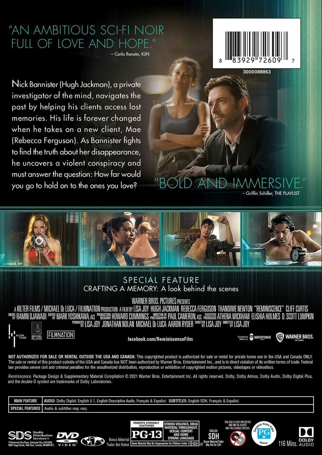 Back. Reminiscence [DVD].