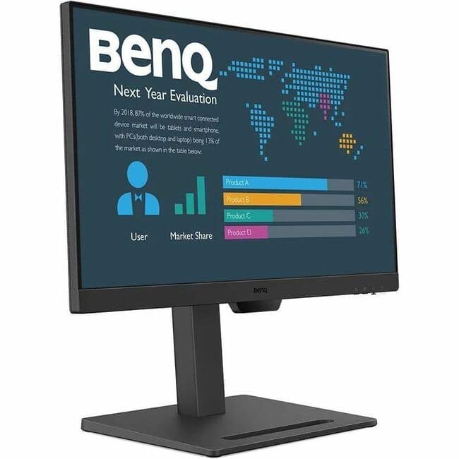 BenQ - Business BL2490T 24" Class Full HD LED Monitor - 16:9 - 24" Viewable - In-plane Switching (IPS) Technology - Black