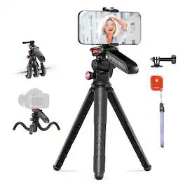 Neewer - Mini Flex Tripod w/ Remote - Black
