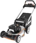 WORX - Nitro 80V Cordless Self-Propelled Lawn Mower (4 x 5.0 Ah Batteries and 1 x Charger) - Black