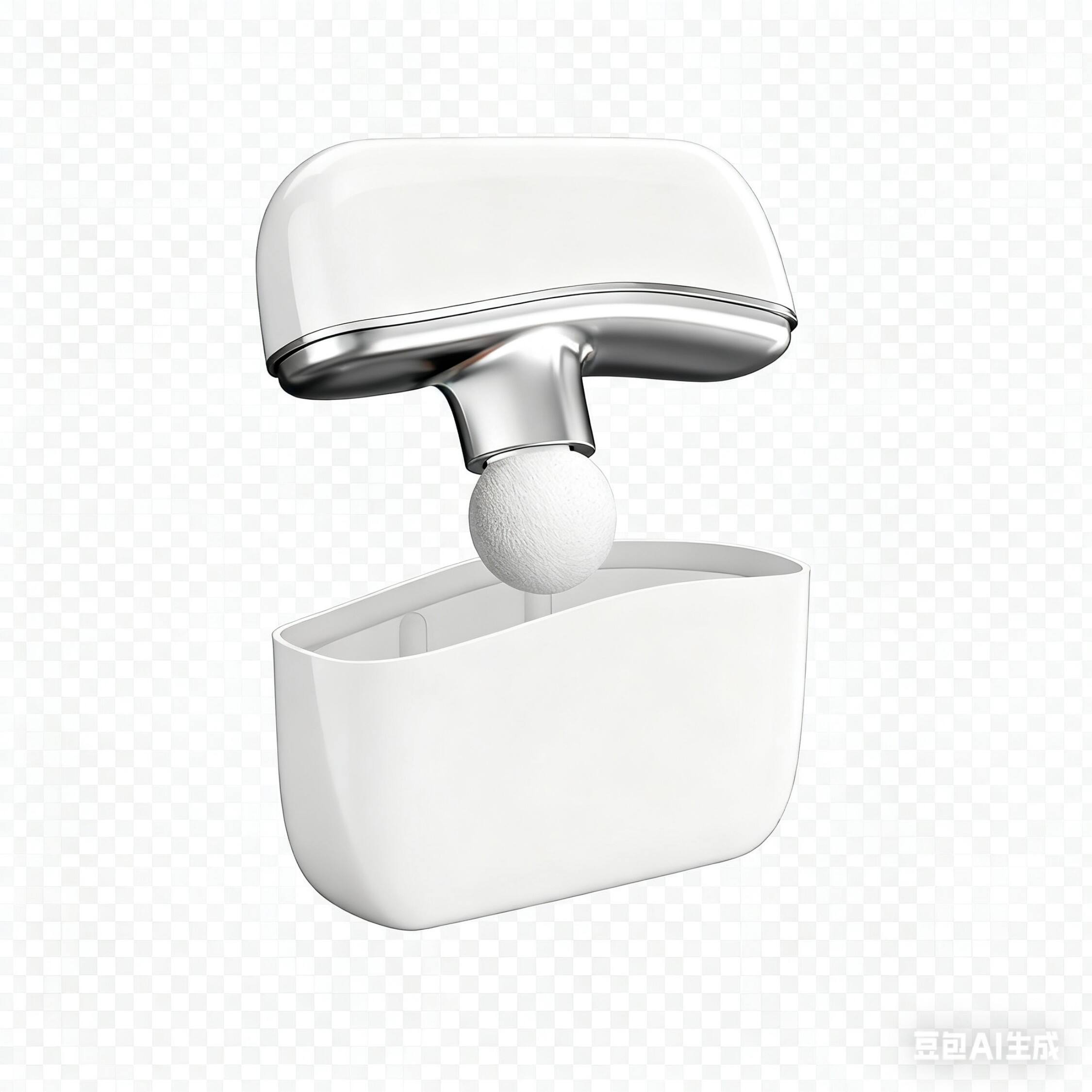Alt View 9. OKACHI - Fascia Massager 4.9” tall 8 oz - White.