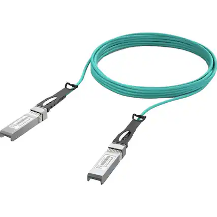 Front. Ubiquiti - 10G 5M Long-Range Direct Attach Cable UACC-AOC-SFP10-5M - Aqua.