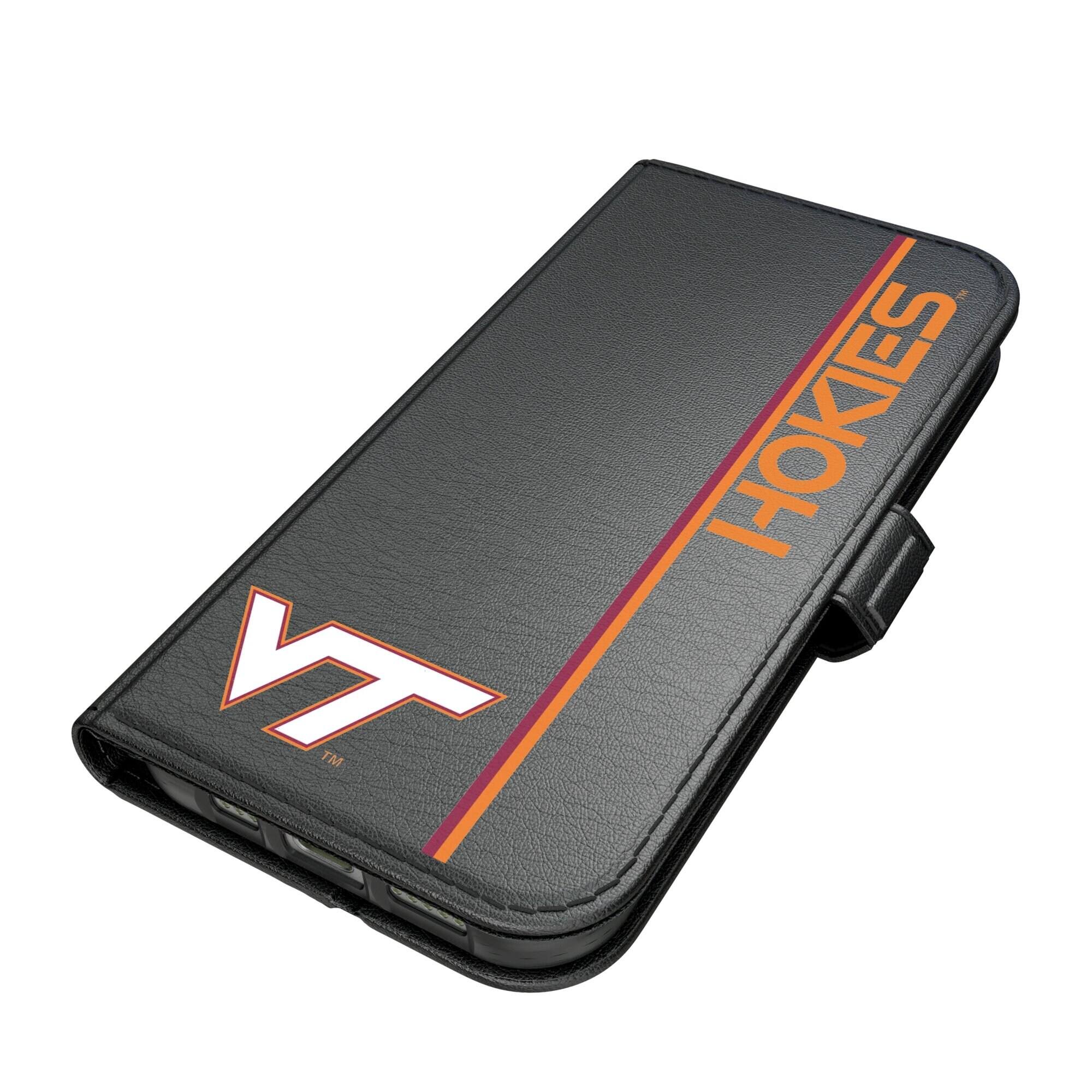 Alt View 1. Keyscaper - Virginia Tech Hokies iPhone Folio 2.0 Case - 17 Pro Max - Black.