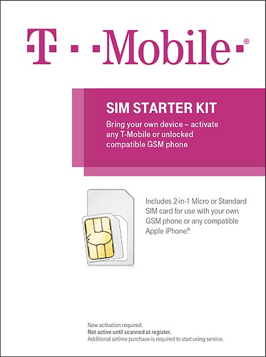  T-Mobile Prepaid - SIM Starter Kit