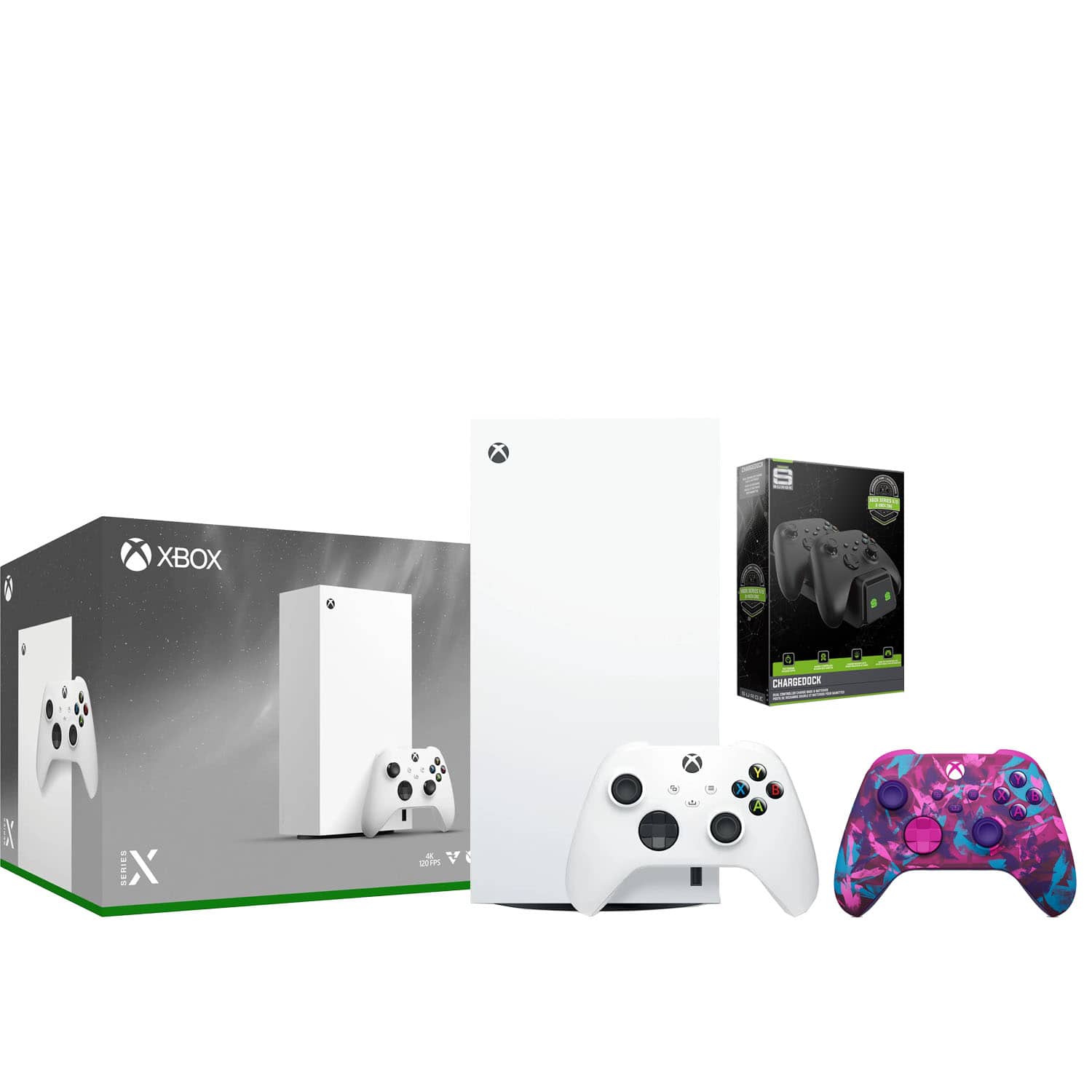Xbox Series X 1TB Digital Console with Extra Controller and Charge Dock Bundle