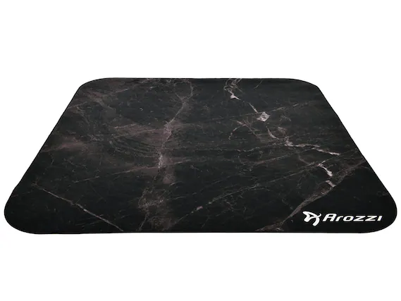 Front. Arozzi - Zona Quattro Floor Pad - Black Marble.