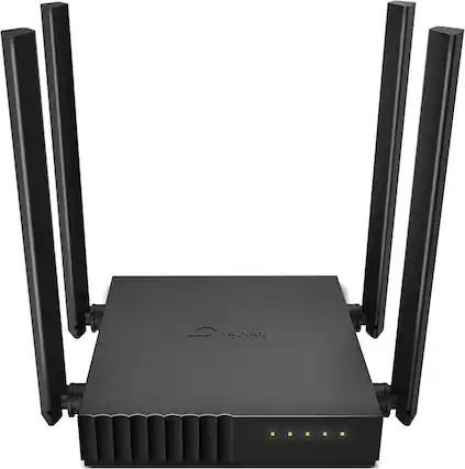 Front. TP-Link - Archer C54 AC1200 MU-MIMO Dual-Band WiFi Router Works with All Home Internet Providers.