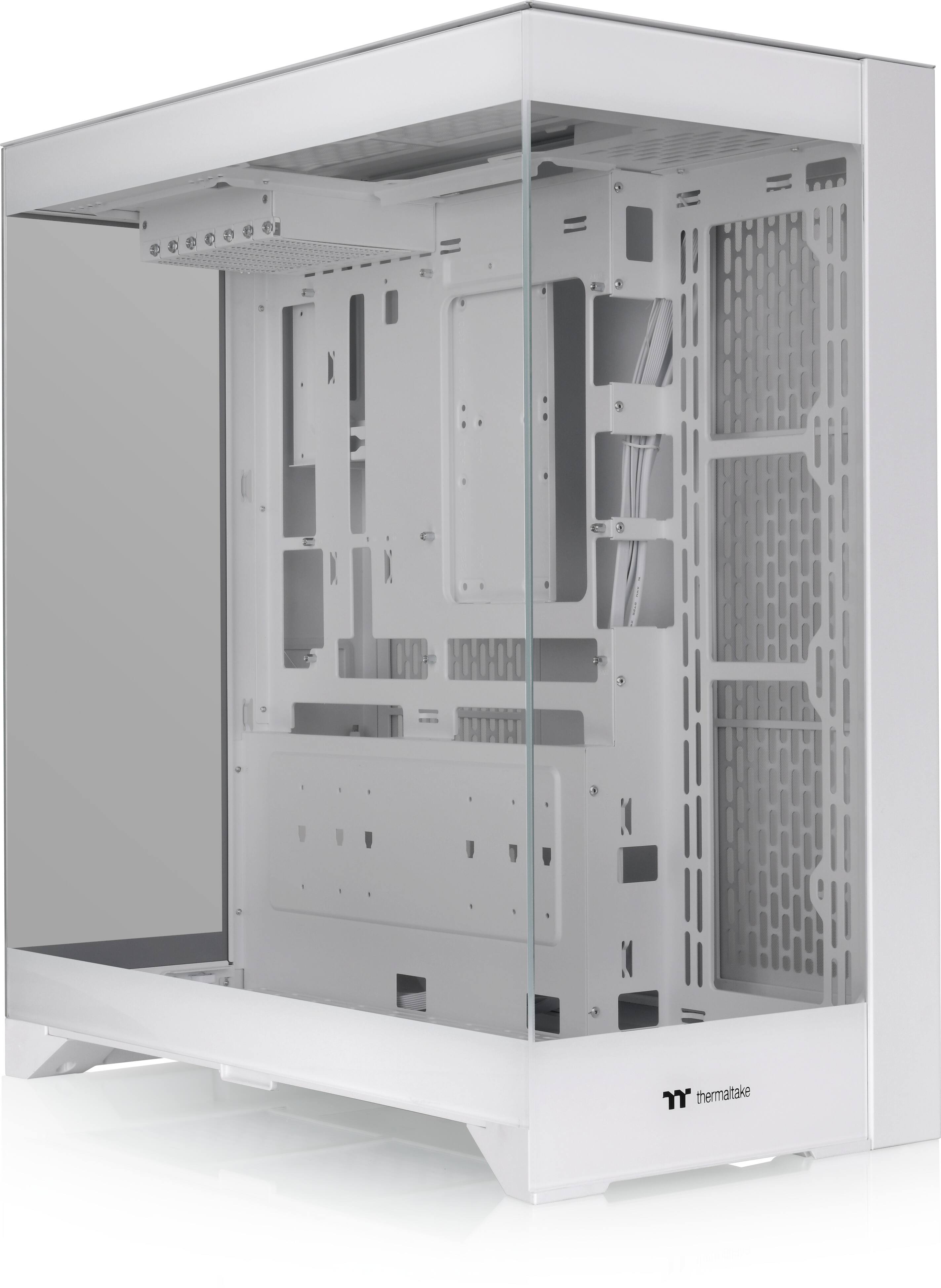 Thermaltake - CTE E550 TG Mid Tower ATX PC Case - Snow