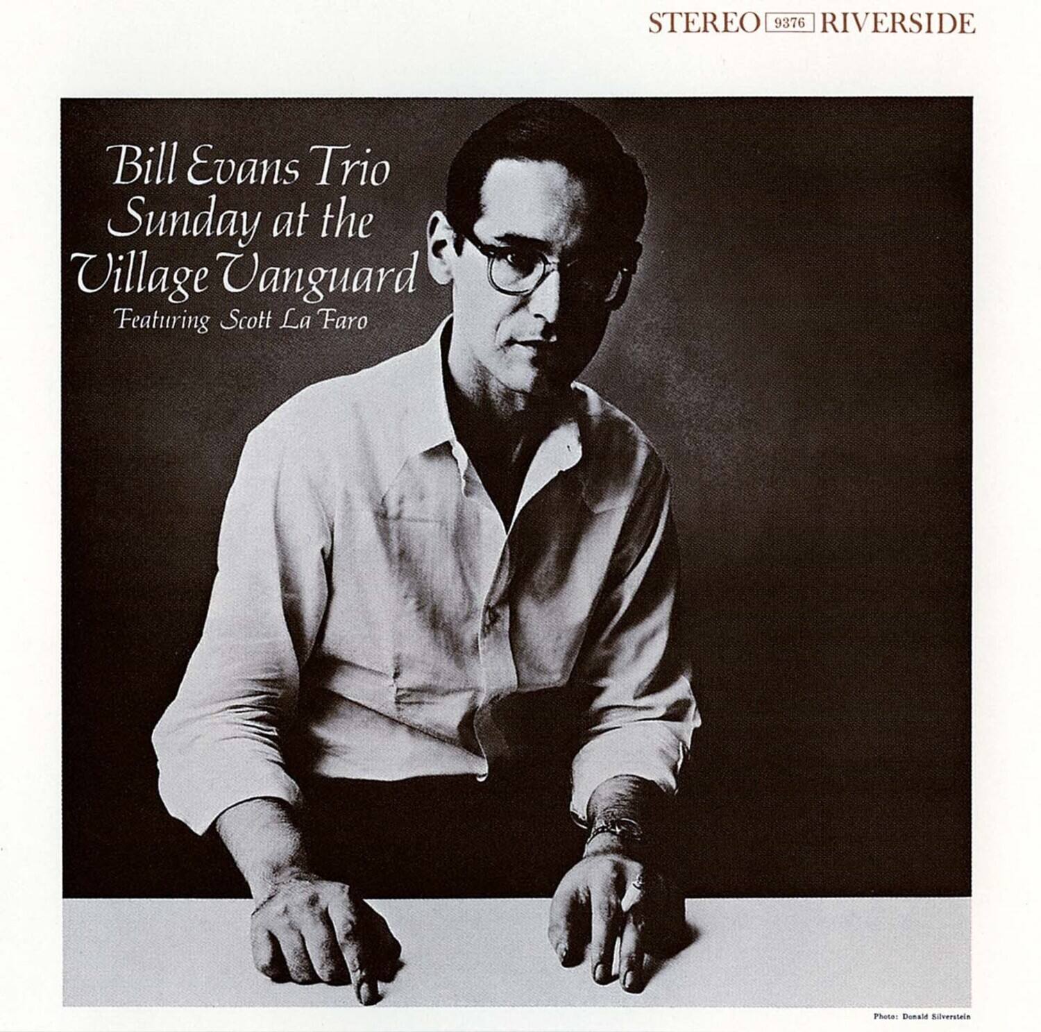 STEREO 9376 RIVERSIDE

Bill Evans Trio  
Sunday at the Village Vanguard  
Featuring Scott La Faro

Photo: Daniel Erlers