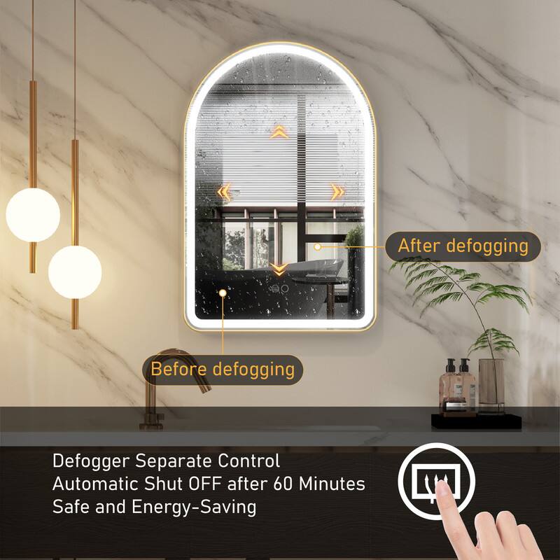 After defogging  
Before defogging  
Defogger Separate Control  
Automatic Shut OFF after 60 Minutes  
Safe and Energy-Saving