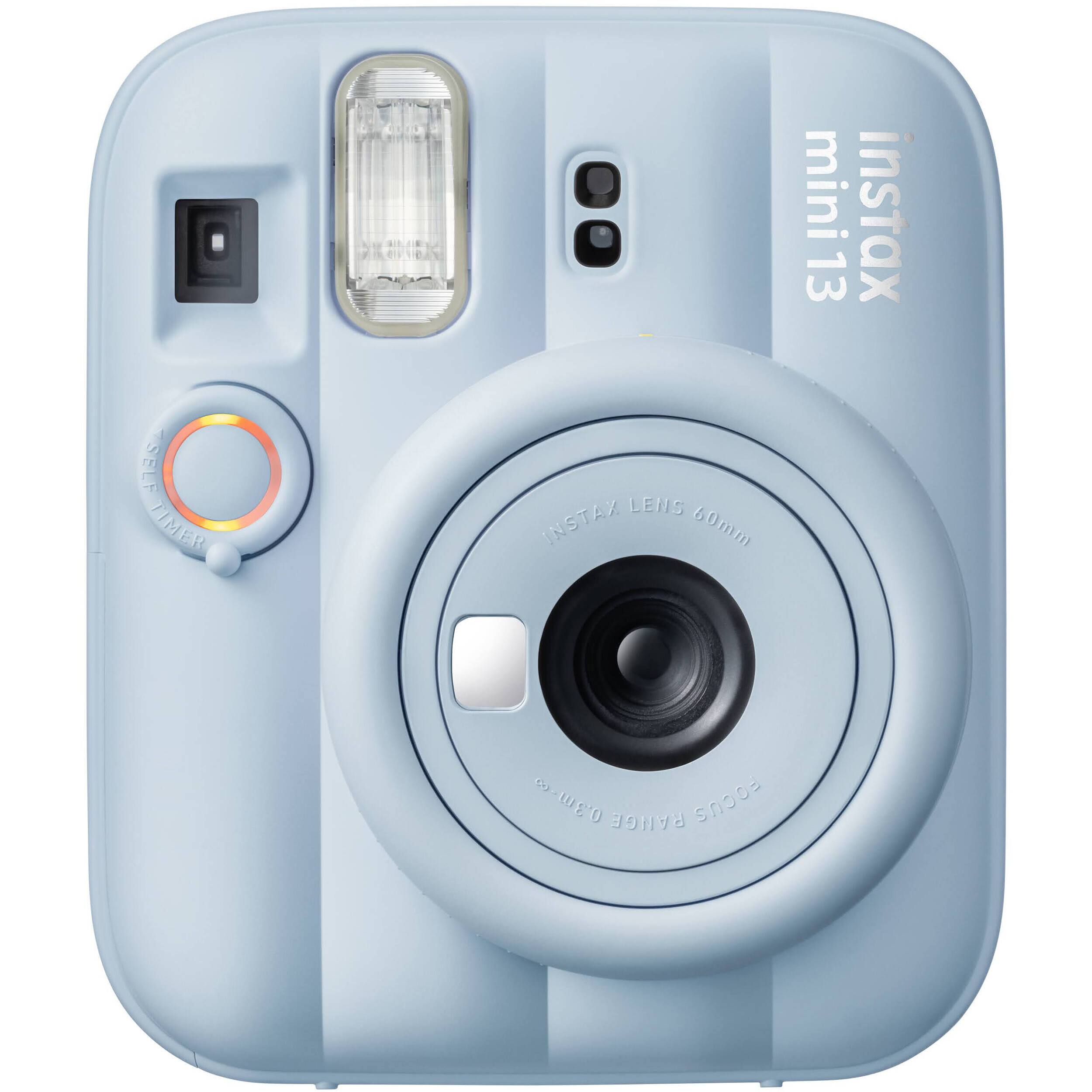 instax mini 13  
SELF TIMER  
INSTAX LENS 60mm  
0.3m-5 RANGE FOCUS