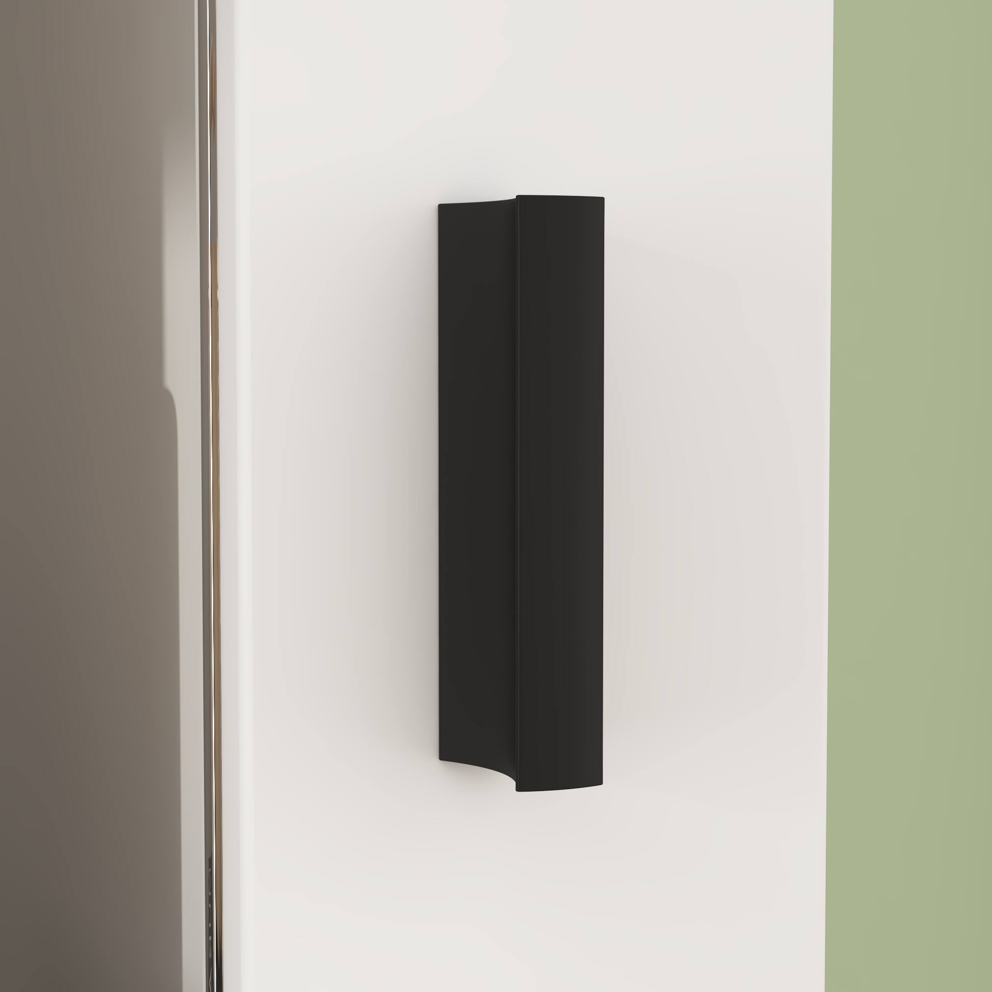 Alt View 6. FUFU & GAGA - Slim Multi-Purpose Storage Cabinet with Adjustable Shelves for Living Room and Bathroom - White.