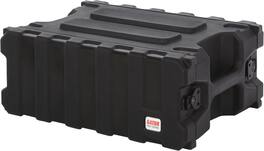 Gator - 4U Shallow Rotationally Molded Rack Case with 13-Inch Depth and Dual Threaded Rails