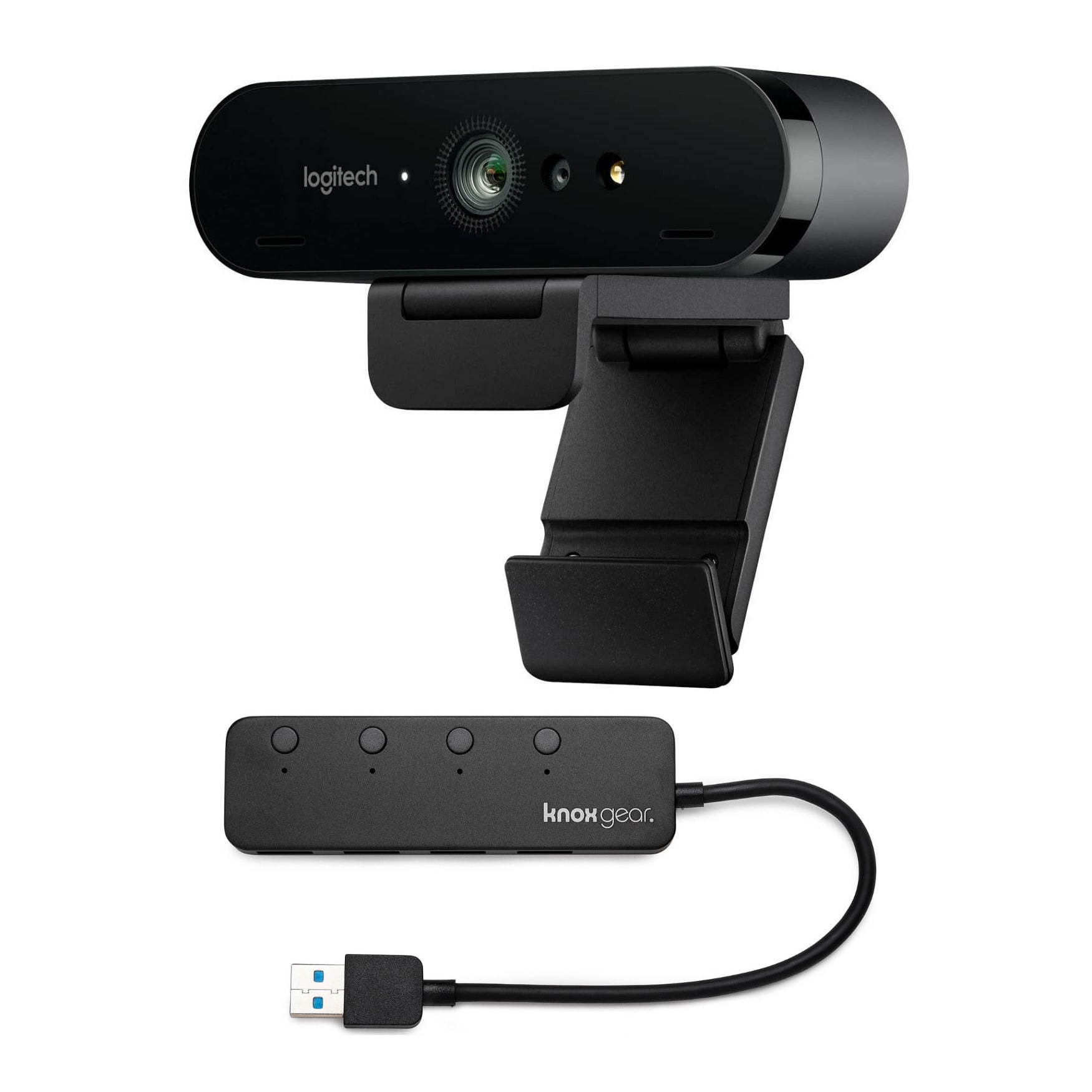 Logitech - Brio Ultra HD Webcam for Video Conferencing, Recording, and Streaming