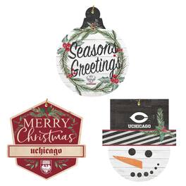 Jardine - UChicago Maroons Ornament Bundle - White